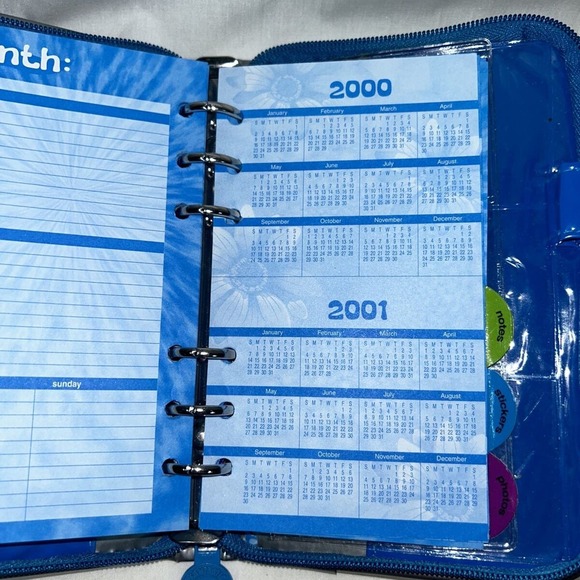 Vintage Lisa Frank Iridescent Rare Butterfly Hologram Planner W/ Tags & Stickers - Picture 12 of 12